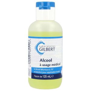 ALCOOL A USAGE MEDICAL GILBERT Solution pour application locale, flacon 125 ml