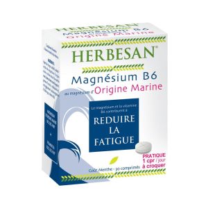 Herbesan Magnesium Marin Vitamine B6 Comprime Tube 30