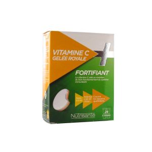 Nutrisanté Vitamine C + Gelée Royale Fortifiant 24 Comprimés