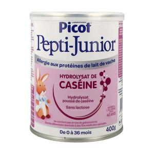 PICOT PEPTI - JUNIOR HYDROLYSAT DE CASEINE Denrée alimentaire destinée à des fins médicales spéciales, bt 400 g