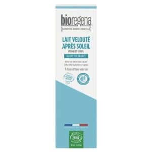Bioregena Lait velouté après soleil BIO - tube 125 ml