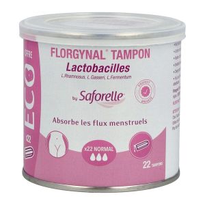 Florgynal Tampon Sans Applicateur Eco Normal Boite 22