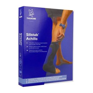 SILISTAB ACHILLO NOUVELLE VERSION Chevillère pour tendon d'Achille avec talonnettes amortissantes, superposables, taille 4, unité