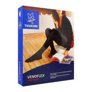 BAS CUISSE VENOFLEX OGEE - REF 63250120210212 NOIR N2 2