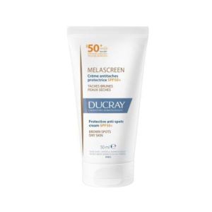 MELASCREEN TACHES BRUNES CREME ANTITACHES PROTECTRICE SPF 50+ Crème antitaches brunes, très haute protection, SPF 50+, tube 50 ml