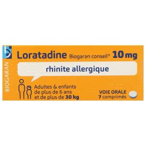 LORATADINE BIOGARAN CONSEIL 10 mg comprimé B/7