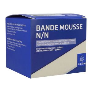 NN THUASNE Bande de protection en mousse de latex malaxé et émulsionné, 1 m x 10 cm x 12 mm, unité