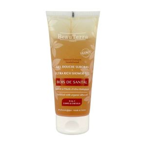 Beauterra Gel Douche Surgras Bois De Santal Tube 200 Ml 1
