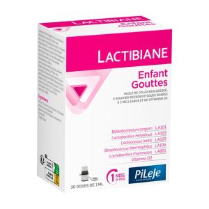 Pilège Lactibiane Enfant Gouttes Flacon de 30 ml