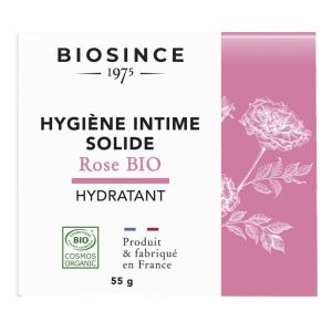 Bio Since 1975 Hygiène intime solide hydratant à la Rose BIO - 55 g