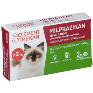 Milprazikan 16Mg/40Mg Comprimes Pellicules Pour Chats Plaq Th-Form 2