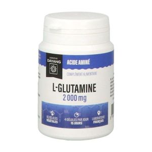 DAYANG L-GLUTAMINE Gélule, complément alimentaire à base de L-glutamine, pot 60