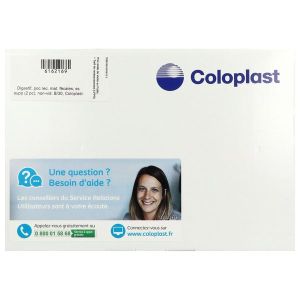 SENSURA FLEX POCHE FERMEE MAXI Poche fermée, système 2 pièces, à couplage adhésif, transparente, diamètre de l'anneau 50 mm (ref. 109129), bt 30