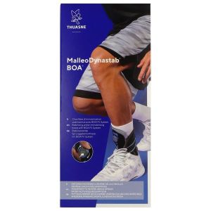 MALLEODYNASTAB BOA NEW Orthèse stabilisatrice de cheville, laçage à mécanisme Boa, bilatérale, taille 1 (ref. 23510220100199), unité