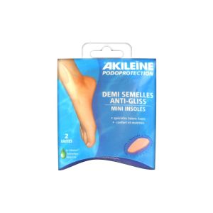 Akileïne Podoprotection Demi Semelles Anti-Gliss 2 Unités