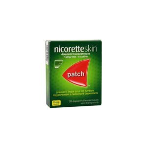 NICORETTESKIN 15 mg/16 heures (NICOTINE) dispositif transdermique en sachet B/28