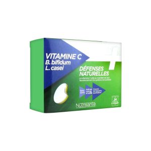 Nutrisante Vitamine C + Probiotiques Bi Couche Cpr Tb 24