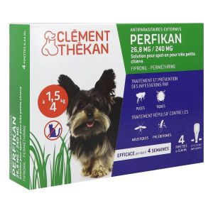 Perfikan 26,8Mg/240Mg Solution Pour Spot-On Pour Tres Petits Chiens Pipette 0,44 Ml 4