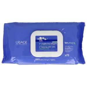 Uriage 1Er Lingettes Nettoyantes - Nf S/Silicone Nouveaux Ingredients Sachet 70