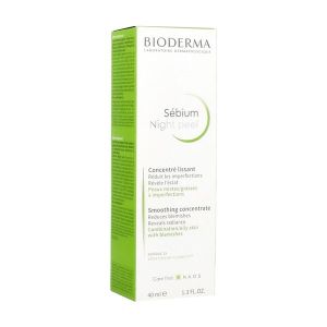 Sebium Night Peel Concentre Lissant Haute Tolerance Creme Flacon 40 Ml 1