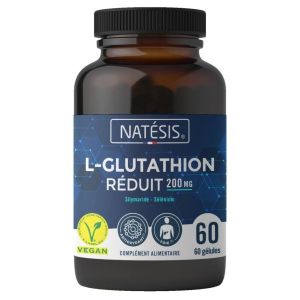 Natesis L-glutathion réduit Vegan Antioxydant Foie - 60 gélules
