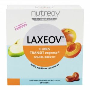 Laxeov Pomme Abricot (Cubes Laxatifs Type Pate De Fruit) 20