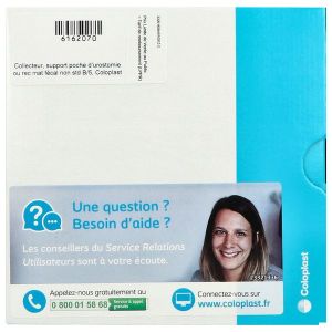 SENSURA MIO CLICK SUPPORT CONVEX FIT Support porte-poche convexe profond, système 2 pièces, 50 mm, découp de 21 mm à 30 mm (ref. 165840), bt 5