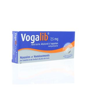 Vogalib 7,5 Mg Sans Sucre Lyophilisat Oral Edulcore A L'Aspartam B/8