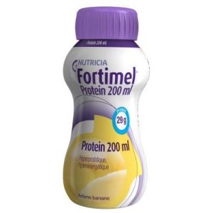 FORTIMEL PROTEIN (BOUTEILLE 200 ML) BANANE X 4 UNITES