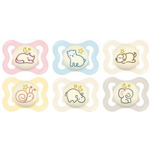 MAM BABY SUCETTE SUPREME NUIT SILICONE 2-6M 2
