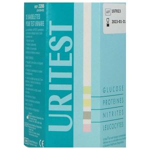 Uritest Bandelettes Urinaires Reactives 25