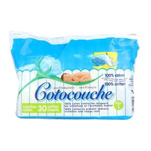 Cotocouche couches 100% coton 1er age 30 couches