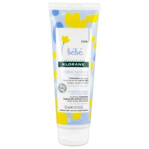 Klorane Bebe Creme Nutritive Pour Peaux Seches Tube 125 Ml 1