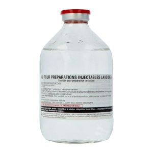 EAU POUR PREPARATIONS INJECTABLES LAVOISIER Solution pour préparation injectable, boîte 1 flacon (verre) 500 ml