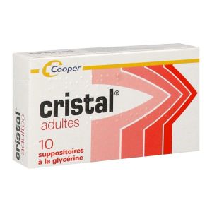 CRISTAL ADULTES suppositoire B/10