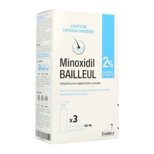 Minoxidil Bailleul 2 Pour Cent Solution Pour Application Cutanee B/3