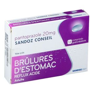 Pantoprazole Sandoz Conseil 20 Mg Comprime Gastro-Resistant B/14