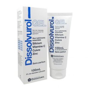 DISSOLVUROL Gel de massage à 3 % de silicium et nutriments essentiels 100ml