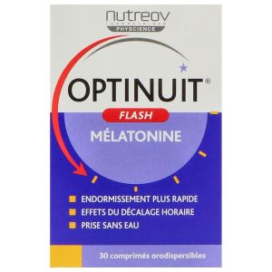 Nutreov Optinuit Flash Mélatonine 30 Comprimés