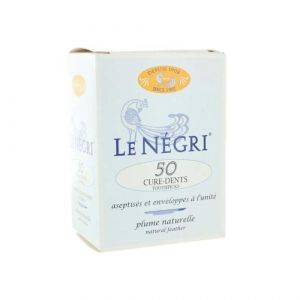 Le Negri Cure-Dent En Plume D'Oie Enveloppes Steriles Bt 50