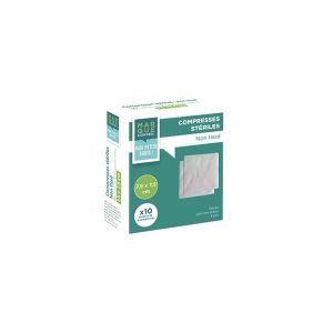 MARQUE CONSEIL COMPRESSES EN NON TISSE Compresse en non tissé, stérile, 7,5 cm x 7,5 cm, sachet 2, 50 sachets, bt 100