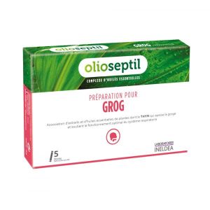Olioseptil Olioseptil, Préparation pour Grog - étui 5 sachets