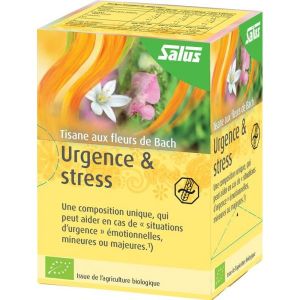 Salus Tisane aux fleurs de Bach Urgence & Stress BIO - 15 sachets