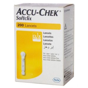 ACCU-CHEK SOFTCLIX LANCETTES BOITE DE 200