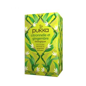 Pukka Infusion Citronnelle & Gingembre (lemongrass & ginger) BIO - 20 sachets