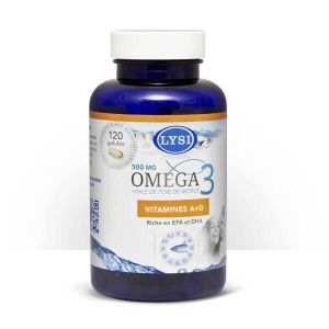 Omega 3 Vitamines A + D - 120 gélules