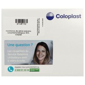 CONVEEN OPTIMA SPECIFIC Etui pénien court, autoadhésif, diamètre 30 mm (ref. 22130), bt 30