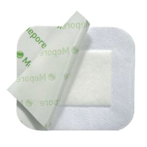 MEPORE Pansement chirurgical autoadhésif et absorbant, stérile, 6 cm x 7 cm (ref. 670880), bt 10