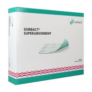 SORBACT SUPERABSORBENT PANSEMENT 10*10 CM 10