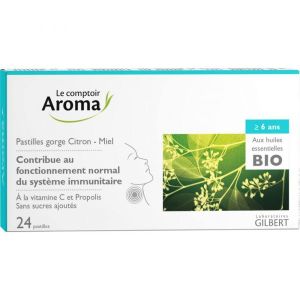 Le Comptoir Aroma Lca Pastilles Gorge Citron-Miel 24